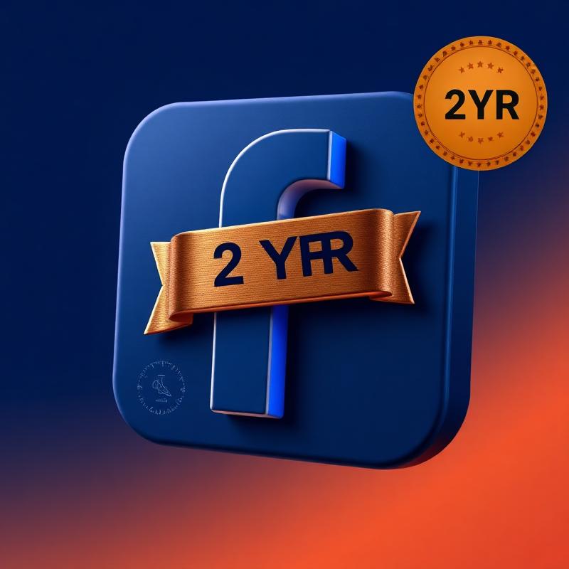 Facebook Account — 2 Years Old